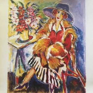 Art Lovers-Brand new “Woman in Purple Hat”